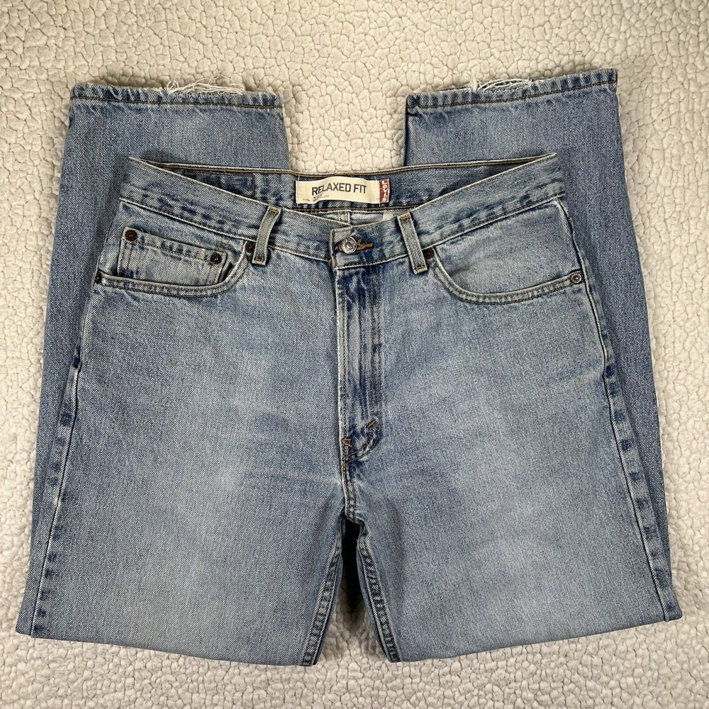 Levi's 550 Jeans Men's 34x30 (Actual 33x30) Blue Relaxed Fit Y2K - Picture 1 of 15